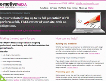 Tablet Screenshot of e-motivemedia.com